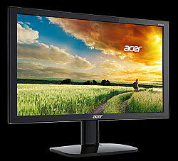 LCD-монитор с диагональю 21.5". Он обладает несколькими интерфейсами (VGA, DVI, HDMI).  Максимальное разрешение FullHD 1920 x 1080 (16:9); яркость 200 кд/м2; время отклика 5 мс. Серия KA оптимизирована для комфортного просмотра. Экран не вызывает усталость глаз, обеспечивает низкое время отклика и использует специальную технологию, устраняющую блики и резкий синий свет. 