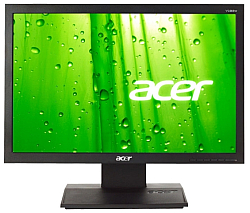 Acer V193WGObmd — ЖК-монитор с диагональю 19". Он обладает несколькими интерфейсами (VGA, DVI) подключения и встроенной акустической системой. 
Тип ЖК-матрицы TFT TN; 
разрешение 1440x900 (16:10); 
яркость 300 кд/м2; 
время отклика 5 мс; 
Имеет встроенные динамики.