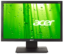 Acer V193WGObmd — ЖК-монитор с диагональю 19". Он обладает несколькими интерфейсами (VGA, DVI) подключения и встроенной акустической системой. 
Тип ЖК-матрицы TFT TN; 
разрешение 1440x900 (16:10); 
яркость 300 кд/м2; 
время отклика 5 мс; 
Имеет встроенные динамики.