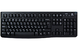 Logitech Keyboard K120 Black проводная USB клавиатура классической конструкции для настольного компьютера
